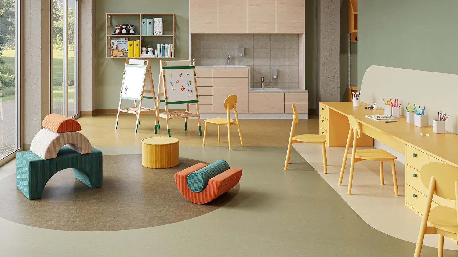 STYLE EMME xf²™ | Linoleum Tarkett σε 41 χρώματα, με εκδόσεις Bfl και R10 2
